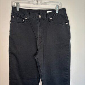 LEVI'S 512 Slim Fit Jean Womens 12 Red Tab Black Stretch